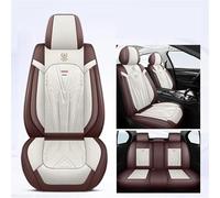 Car Seat Cover Set Full Set Car Seat Covers For Peugeot For 307 For CC 301 For Logan For For A6 C5 For Arona For Jaguar XE Auto Seat Protector(Brown)