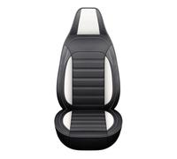 Car Seat Cover Sets 1 PCS PU Leather Universal Car Seat Covers For Changan Unit For Lancer X For Dodge For Caliber For Dongfeng For Mage Car Seat Covers(Black white)