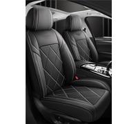 Car Seat Cover Sets 5 Seat Car Covers PU Leather Soft Sponge Core 3D Stitching Sweat Absorbent Breathable Universal Fit For All Cars Car Seat Covers(Black)