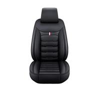 Car Seat Cover Sets Auto Set Car Seat Covers PU Leather Single Front Split Bench Protector Four Season Universal Fit Most Car SUV Car Accessories Seat Covers(Black-1PC)
