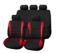 Car Seat Cover Sets Car Seat Cover Covers Protector For Nissan For Almera For Classic G15 N16 For Bluebird For Sylphy For Cefiro For Qashqai Universal Auto Cushion(Red)