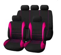 Car Seat Cover Sets Car Seat Cover Covers Protector For Nissan For Almera For Classic G15 N16 For Bluebird For Sylphy For Cefiro For Qashqai Universal Auto Cushion(Rose Red)