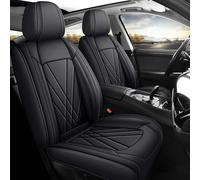 Car Seat Cover Sets Five-Seat Car Seat Covers Full-Coverage Design Sl legant Universal Fit For Most Vehicles Car Seat Covers(Black)