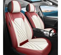 Car Seat Cover Sets Five-Seat Car Seat Covers Full Wrap Simple Design Multiple Color Options Universal Fit For Most Cars Car Seat Covers(WINE RED)