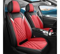 Car Seat Cover Sets Five-Seat Car Seat Covers Full Wrap Simple Design Multiple Color Options Universal Fit For Most Cars Car Seat Covers(Black Red 4pcs)