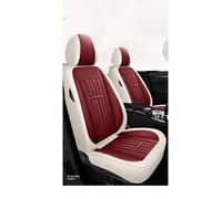 Car Seat Cover Sets For Cadillac All Models For SRX CTS CT4 CT5 XT4 CT6 SLS ATS ATSL XTS XT5 CT6 For Escalade Car Seat Cover Leather Auto Accessories(Lafite red)