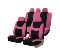 Car Seat Cover Sets for Dodge Nitro 2007-2011, 5 Seats Full Surround Seat Protector Comfortable and Breathable Interior Accessories,F-Pink