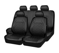 Car Seat Cover Sets for Ford Fiesta Titanium 2005-2019 2020 2021 2022 2023, Full Set Front and Rear Seat Protectors, Auto Breathable Seat Covers Cushions,A Black