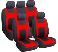 Car Seat Cover Sets for KIA Sportage 3.Generation (SL) 2011 2012 2013 2014 2015 2016, 5 Seats Full Surround Seat Protector Comfortable and Breathable Interior Accessories,A-Red
