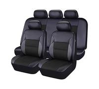Car Seat Cover Sets for Lada Niva/Nova/Priora/Samara/Samara Fun/Taiga/Toscana/Vesta, 9 Pcs Car Seat Covers Full Set Front and Rear Car Seat Cover Sets Waterproof Interior Accessorie,D/Black