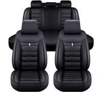 Car Seat Cover Sets For Land Rover Range Rover Westminster (2020-2021), Full Set Waterproof Seat Covers, Set Leather Car Seat Cushion Protectors, Breathable Accessories,All-Black