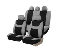 Car Seat Cover Sets for Mazda 2 Mazda2 Type DE/DJ / XP21 / DY 2016-2022 2023 2024 2025, 5 Seats Full Surround Seat Protector Comfortable and Breathable Interior Accessories,A-Grey