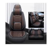 Car Seat Cover Sets For Nissan For X Trail T32 Waterproof Universal Full Set Leather Car Seat Covers Accessories Seat Covers for Car Seat(Brown+cushion)