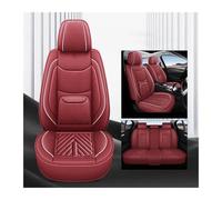 Car Seat Cover Sets For Nissan For X Trail T32 Waterproof Universal Full Set Leather Car Seat Covers Accessories Seat Covers for Car Seat(Red)