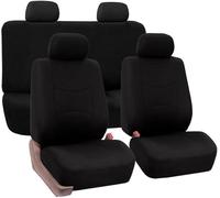 Car Seat Cover Sets for Seat Cupra Formentor 1.5 TSI ACT, 5 Seats Full Surround Seat Protector Comfortable and Breathable Interior Accessories,B-Black