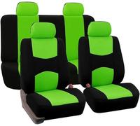 Car Seat Cover Sets for Seat Cupra Formentor 1.5 TSI ACT, 5 Seats Full Surround Seat Protector Comfortable and Breathable Interior Accessories,C-Green