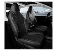 Car Seat Cover Sets For Tesla For Model S 2016-2025 5/6/7 Seater PU Leather Car Front & Rear Seat Protectors(Black Full Set,7 Seat)