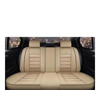 Car Seat Cover Sets Full Coverage Pu Leather Car Seat Covers For Mercedes B-Class W245 W246 W242 W247 B-Klasse B180 B200 B250 B250E Car Seat Covers(Beige 1 Back Row)
