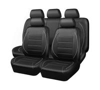 Car Seat Cover Sets Leather Car Seat Cover For Full Set Interior Accessories For Jetour X90 For Peugeot 307 For Cc For Fiat For Bravo Car Seat Covers(WHITE)