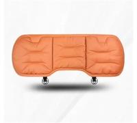 Car Seat Cover Sets Non-slip Car Leather Cushion Soft Good Breathability Ventilated Four-season Universal Cotton Auto Seat Drive Car Seat Protector(Orange-rear)