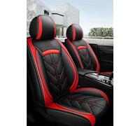 Car Seat Cover Sets Universal Style Full Coverage Car Seat Cover For Dodge For Challenger For Megane 3 For Chevy For Sonic For JAC T8 Seat Protector(A Black Red)