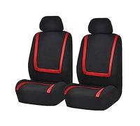 Car Seat Cover Universal Fit Most Cars Covers For Daewoo For Matiz For Gentra For Nexia Front Seat Proetect Covers Seat Protectors(Red Black)