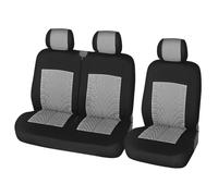 Car Seat Covers 2+1 Protector For Auto-schmuck (VII Bus 9 P2) Universal Seat Covers(GRAY)