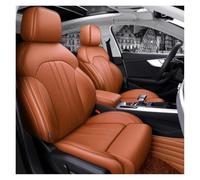 Car Seat Covers 5 Seats Leather For A4 B8 A3 8p A6 C7 B9 8v B6 B7 C6 C8 A5 Q5 A1 Q3 Q7 Interior Accessories Seat Cushions(Orange)