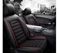 Car Seat Covers Car Seat Cover For Cadillac For CTS ATS CT6 XTS For Escallade XT5 SRX DTS For Deville Accessories Interior Details Car Seat Covers Full Set(Black Red 4pcs,Standard)