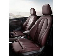 Car Seat Covers Car Seat Covers Set Leather Full For BMW X5 X6 Z4 E53 E70 E71 E72 E85 E86 E89 F15 Accessories Car Seat Cushion Cover(Brown,Standard)