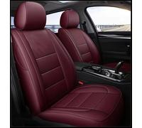 Car Seat Covers Custom 7 Seats Car Seat Cover For VW For Sharan For Multivan For Caravelle For Atlas All 3 Rows Accessories Styling Car Seat Covers Full Set(WINE RED)