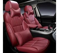 Car Seat Covers Custom Car Seat Cover 7 Seats For VW For Sharan For Multivan For Caravelle For Atlas For Teramont For Touran Accessories Car Seat Covers Full Set(WINE RED LUX)