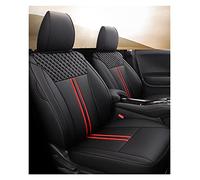 Car Seat Covers Custom For Xr-v Hrv 2015 2016 2017 2018 2019 2020 2021 Artificial Leather Interior Decoration Seat Protector Cover(Black Red 4pcs)