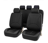 Car Seat Covers Fit for Daewoo Matiz Ⅰ Hatchback 1998 1999 2000 2001-2005, PU Leather Car Seat Cover Set, Waterproof, Non-Slip, and Breathable,Black