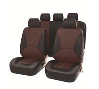 Car Seat Covers Fit for Daewoo Nubira Sedan Ⅲ 2003 2004 2005 2006, PU Leather Car Seat Cover Set, Waterproof, Non-Slip, and Breathable,Brown