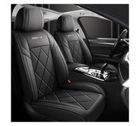 Car Seat Covers Fit For FIAT Seicento/Croma/Croma Autonomy, 5 Seats Full Set，Waterproof PU Leather，Wear-resistant Breathable，Elegant Lines(Black)
