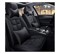 Car Seat Covers Fit For Ford Puma Puma ST 2000-2024 2025 2026, Soft To The Touch, Waterproof PU Leather Seat Covers，Breathable Wear-resistant, 5 Seats, E(Black)