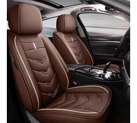 Car Seat Covers Fit For Honda Pilot/MR-V 2003-2025 2026, 5 Seats Full Set，Waterproof PU Leather，Wear-resistant Breathable，Superior Texture(Brown)