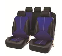 Car Seat Covers Fit for Renault Master Ⅲ Combi/Panel Van/Bus 2014 2015 2016-2019+, PU Leather Car Seat Cover Set, Waterproof, Non-Slip, and Breathable,Blue