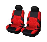Car Seat Covers for Audi A6 Premium 2020 2025, 2 Seats Front Auto Seat Covers Set Front Comfortable Seat Cover Non-slip Durable Easy Clean Interior,D/Red