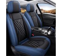 Car Seat Covers for Beetle, Leather Washable Breathable Car Seat Cushion Protectors Vehicle Cushion Car Accessories, A/Black-Blue-A/Standard