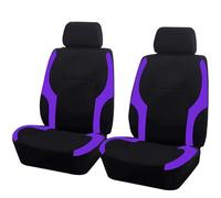 Car Seat Covers for Benz E-Klasse E240 W211 E320 E200 W211 E270 E280 2000-2023, Universal Front Protectors Set Breathable Comfortable Decorative Seat Accessories,C Purple