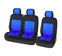 Car Seat Covers For Benz For Vito W639 For Transit 1 + 2 Car Seat Covers good Material Cover Polyester Fiber Tire Car Seat Protector(BLUE)