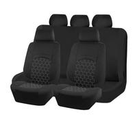Car Seat Covers for Bluebird 2016-2020 2021 2022 2023 2024 2025 2026, Front Rear Seat Cushion Protectors Breathable Non-Slip Vehicle Interior Covers Universal,A/Black-Full Set