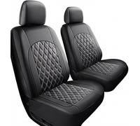 Car Seat Covers for BMW X1 X2 X3M X4 X4M X5 X5M X6 X6M X7 XM, All-Weather Breathable Front Cushion Set Protectors Accessories Interior Use Leather Protection Auto,A Black