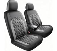 Car Seat Covers for BMW X1 X2 X3M X4 X4M X5 X5M X6 X6M X7 XM, All-Weather Breathable Front Cushion Set Protectors Accessories Interior Use Leather Protection Auto,A Grey