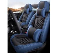 Car Seat Covers for BUICK Park Avenue 3. Generation, Leather Washable Breathable Car Seat Cushion Protectors Vehicle Cushion Car Accessories, A/Black-Blue-A/Luxury