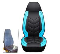 Car Seat Covers For CANIA Dongfeng For BYD IVECO For ISUZU For Volvo For Benz MAN DAF Hino TATRA Peterbilt Truck Lorry Universal Seat Cushion Cover Car Seat Covers Full Set(A Style - Black Blue)