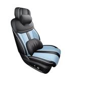Car Seat Covers For Chery For JAECOO J7 For TanSuo06 Car Seat Leather Waterproof Seat Cover Interior Accessories Custom Four Season Car Seat Protector(M Deluxe Blue)