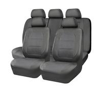 Car Seat Covers For Chevrolet For Sonic For Freed For City For Geely For Atlas For Peugeot 208 Leather Car Seat Cover For Full Set Interior Accessories Car Seat Protector(Gray)